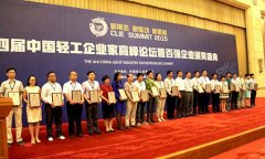 奥凯荣获“中国轻工百强企业”、“塑料板材十